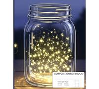 Firefly Glow Composition Notebook | 4x4 Graph Paper | Math Book for Students: Perfect for geometry, STEM projects, and class notes - 200 pages | 7.5 x 9.25 in