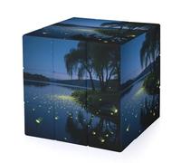 Firefly Lake Magic Cube,The Original 3x3 Cube,Speed Cube Problem-Solving Brain Teaser,Easy Turning Sensory Puzzle Toy,Sensory Stress Relief Form Fidget Toys