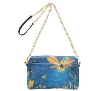 Firefly Lighting Up The Summer Night Fashion Crossbody Bags For Women Vegan Leather Purse Bag Zip Shoulder Bag
