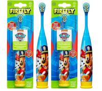 Firefly Paw Patrol Turbo Power Toothbrush - Chase & Friends Rescue Smiles- 1 Count (Pack of 2)
