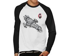 Firefly Serenity Sumi E Men's Baseball Long Sleeved T-Shirt