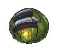 Firefly shower caps and lanterns with a double layer, hold your hair well, whether it is showering or bathing.