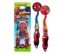Firefly Spiderman Manual Toothbrush Duo + Travel Cap - 2-Pack for Little Heroes