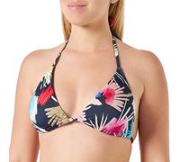 Firefly Womens Mara Bikini Top, Navy Dark/Flower, 38 EU