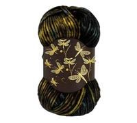 Firefly Yarn, Iridescent Shimmer Yarn for Knitting & Crocheting, Sparkly Metallic Yarn with Subtle Glow Effect, Lightweight Warm and Soft Yarn (1)