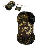 Firefly Yarn, Pearlescent Shimmering Yarn, Every Stitch is Magical, 100g per Skein, Suitable for Crochet and Knitting, Perfect for Making Shawls, Cardigans and Accessories