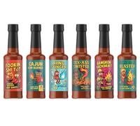 FireFoods Hot Gift Set - Funny Spicy Gifts for Daredevils | Gift for Men or Foodies | Vegan, Gluten-Free & Handmade in the UK (International Heatwave (3 Pack))