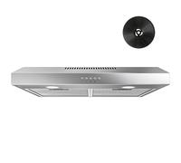 FIREGAS 60cm Cooker Hood, Extractor Fan 250m³/h, Brushless Motor