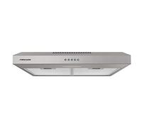 FIREGAS 60cm Cooker Hood, Stainless Steel Extractor Fan, 202m³/h, 3-Speed