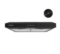 FIREGAS 60cm Visor Cooker Hood LED Extractor Hood Under Cabinet Hood Wall