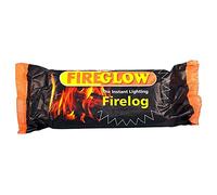 FIREGLOW 30 Instant Lighting Firelogs, SOLID FIRE FUEL, Wax and Sawdust, Unflavored, Fireplace Fuel, Firelog, Block