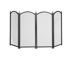 Fireguard fireplace screen spark guard ember protector flame barrier foldable
