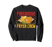 Firehouse Fryer Crew Fish Fry Fried Fish Sweatshirt