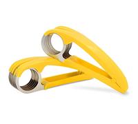 FireKylin Banana Slicer,ABS + Stainless Steel Fruit and Vegetable Salad Peeler Cutter Kitchen Tools For Banana, Strawberry,Grape（2 pcs）