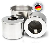 Firell Combustion Chamber Set, 2 x Burners (125 ml) + Overflow Protection Container for Ethanol Table Fireplace, Tank Fuel Can as Accessory for Ethanol Fireplaces, Suitable for Many Models