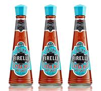 FIRELLI Extra Hot Italian Hot Sauce | 5oz Bottle (Pack of 3) | Perfect Added Kick for Wings or Pizza | Hottest Italian Hot Sauce, Gluten Free, Keto, Made in Italy With Calabrian Chili Peppers