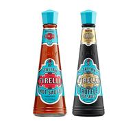 FIRELLI Hot Sauce Variety Pack | 5oz Bottles (Pack of 3) | Original Flavor, Extra Hot, and Truffle Hot Sauce | Great Flavor, Gluten Free, Keto, Made in Italy With Calabrian Chili Peppers