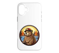 Fireman Beaver Case for iPhone 16 Plus