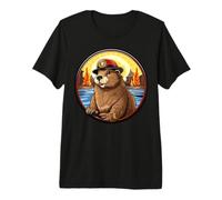 Fireman Beaver Premium T-Shirt