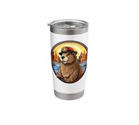 Fireman Beaver Stainless Steel Insulated Tumbler