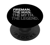 Fireman Design The Man Myth Legend PopSockets Adhesive PopGrip