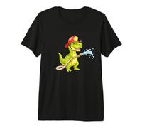 Fireman Dinosaur Cute Dino Fireman Boys Girls Toddler Premium T-Shirt