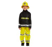 HENBRANDT Fireman Fancy Dress Costume Child Toddler Book Week (Small Age 4-6)