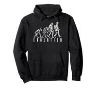 Fireman Fire Fighter Evolution Ape Neanderthal Man Funny Pullover Hoodie