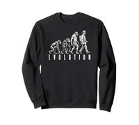 Fireman Fire Fighter Evolution Ape Neanderthal Man Funny Sweatshirt