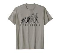 Fireman Fire Fighter Evolution Ape Neanderthal Man Funny T-Shirt