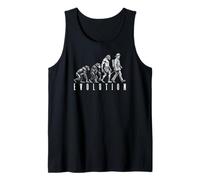 Fireman Fire Fighter Evolution Ape Neanderthal Man Funny Tank Top