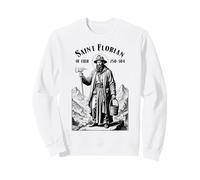 Fireman Fire Fighter Patron Saint Florian Vintage Firemen Sweatshirt