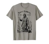 Fireman Fire Fighter Patron Saint Florian Vintage Firemen T-Shirt