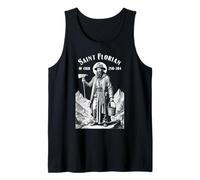 Fireman Fire Fighter Patron Saint Florian Vintage Firemen Tank Top