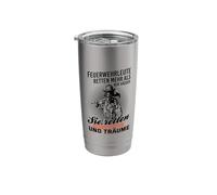 Fireman Fireman Rescue Fire Brigade Honor Gift Stainless Steel Insulated Tumbler