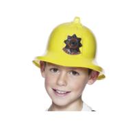 Firemans Hat Yellow Plastic Halloween