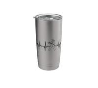 Fireman Heart Knocks Firefighters Fire Fighting Stainless Steel Insulated Tumbler