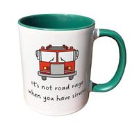 Fireman Manager Career Mug - Fireman Mug - Fireman Career Mug - Fireman Co-Worker Cup - Fireman Job Mug (Green)