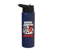Fireman Rescue Hero Wee Woo Fire Truck Firefighter Stainless Steel Insulated Water Bottle