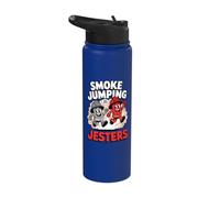 Fireman Rescue Hero Wee Woo Fire Truck Firefighter Stainless Steel Insulated Water Bottle