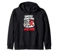 Fireman Rescue Hero Wee Woo Fire Truck Firefighter Zip Hoodie