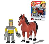Fireman Sam Animal Rescue Sam & Horse Play Figures Set | Simba
