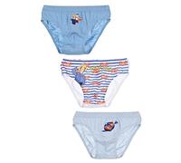 Fireman Sam Boys 3 Pack Briefs Kids Pants Underwear Age 6/8 Years Multi