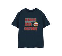 Fireman Sam Boys Blue Ready For Action Short Sleeved T-Shirt - 3-4 Years