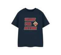 Fireman Sam Boy's Kids Short Sleeved T-Shirt (Boys Navy) in Blue | Size: 18-24 m Fireman Sam Blue 18-24 m