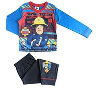 Fireman Sam Boys Long Sleeve Pyjamas - Age 18 Months - 5 Years - 3-4 Years Blue