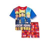 Fireman Sam Boys Pyjamas Short PJs Set, Ages 18 Months to 7 Years Old