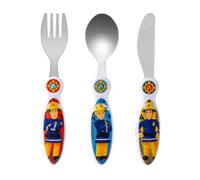 Fireman Sam Children's Kids 3pcs Cutlery Set - Knife/Fork/Spoon