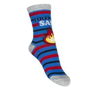 Fireman Sam - Children's Socks - Size 23/26 27/30 31/34, Fireman Sam, striped;fire, 31-34