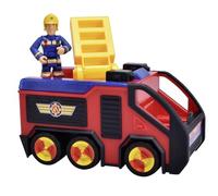 Simba 109252656 Fireman Junior Jupiter, Vehicle 17 cm, Sam Figure 7 cm, from 3 Years